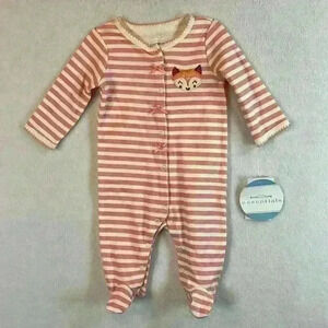 Koala Baby Sleepers Lot of 2 NWT 0-3 months 100% Cotton Infant Girls